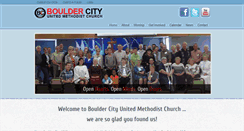 Desktop Screenshot of bouldercityumc.com